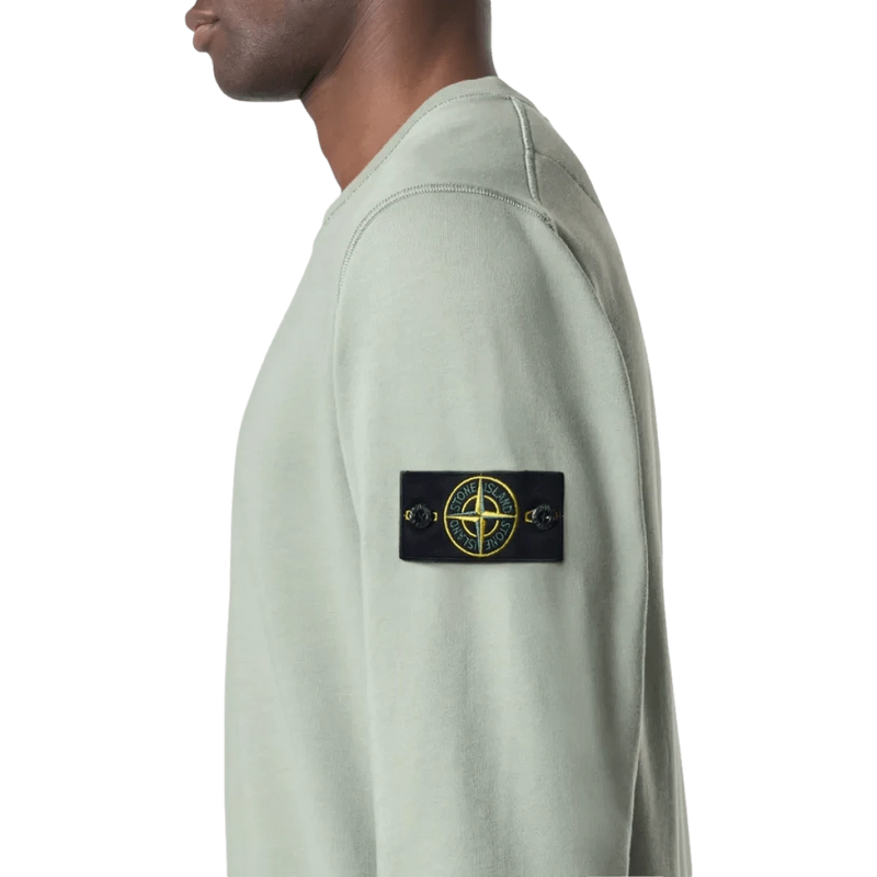 STONE ISLAND M SWEATER Stone Island Katoenen Sweater Fleece Lichtgroen - Match Laren