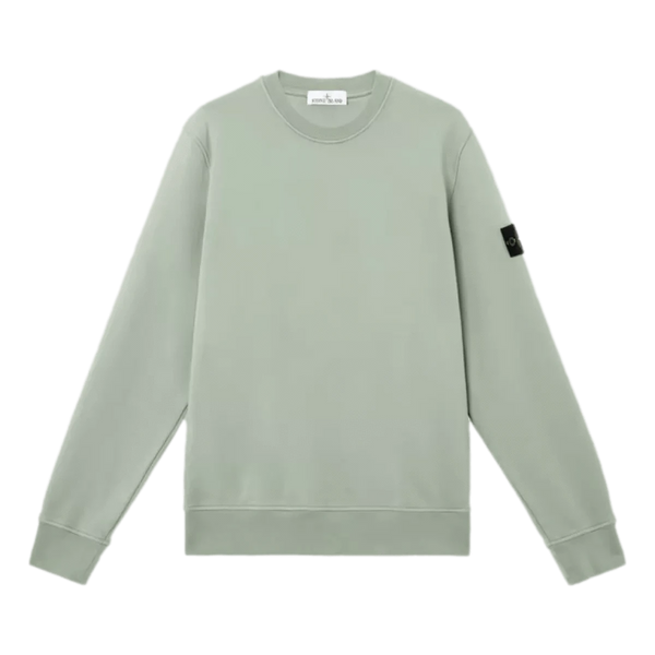 STONE ISLAND M SWEATER Stone Island Katoenen Sweater Fleece Lichtgroen - Match Laren