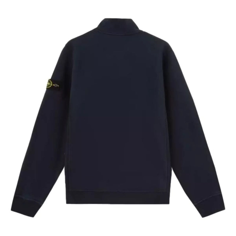 STONE ISLAND M SWEATER Stone Island Sweatshirt Met Halve Rits Marine - Match Laren