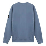 STONE ISLAND M SWEATER XL / BLAUWGRIJS Stone Island 62420 Organisch Katoen Fleece Sweatshirt Blauwgrijs - Match Laren