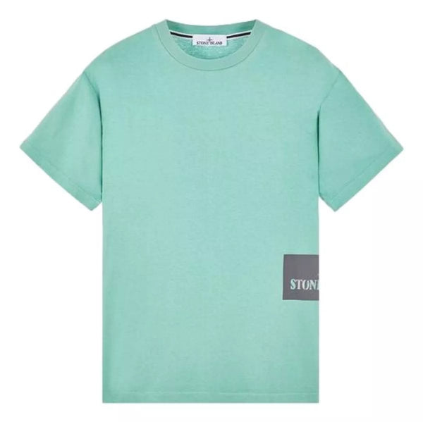 STONE ISLAND STONE ISLAND T-Shirt Institutional One Print Lichtgroen - Match Laren