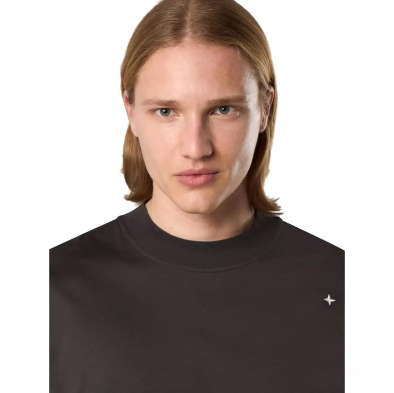 STONE ISLAND M T-SHIRT Stone Island Antraciet Jersey T-Shirt - Antraciet