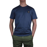 STONE ISLAND M T-SHIRT STONE ISLAND BLAUW SHIRT - MATCH LAREN