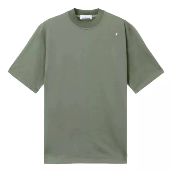 STONE ISLAND M T-SHIRT Stone Island Katoenen T-Shirt Licht Groen - Match Laren