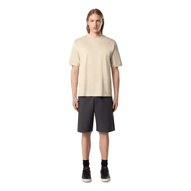 STONE ISLAND M T-SHIRT Stone Island Katoenen T-Shirt Zand - Match Laren
