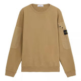 STONE ISLAND Stone Island Sweatshirt Met Ronde Hals En Zakken Biscuit - Match Laren