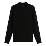 STONE ISLAND M TRUI L / ZWART Stone Island 515FA Ghost Trui Met Losse Ronde Hals Zwart - Match Laren