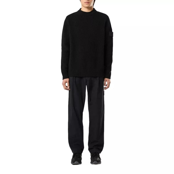 STONE ISLAND Stone Island 515FA Ghost Trui Met Losse Ronde Hals Zwart - Match Laren
