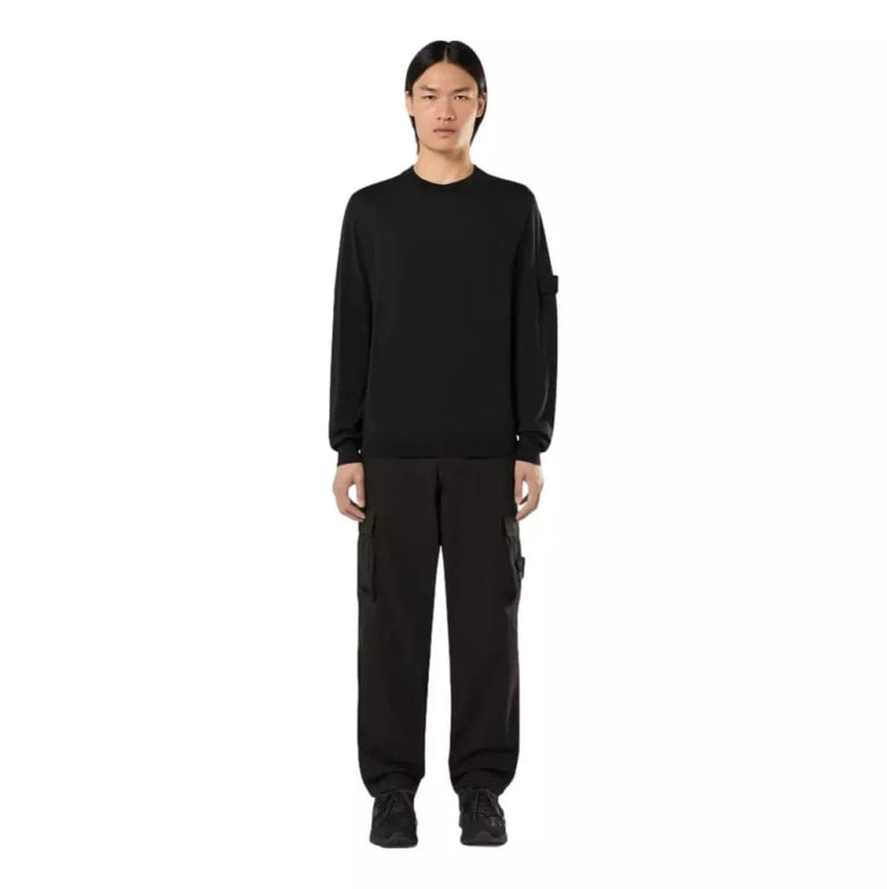 STONE ISLAND M TRUI L / ZWART Stone island trui ghost zwart - Match Laren