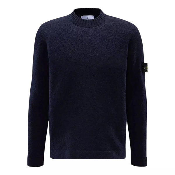 STONE ISLAND M TRUI M / MARINE Stone Island Wollen Trui Marineblauw - Match Laren