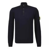STONE ISLAND M TRUI S / DONKER BLAUW Stone Island Trui Met Knopen Donkerblauw - Match Laren