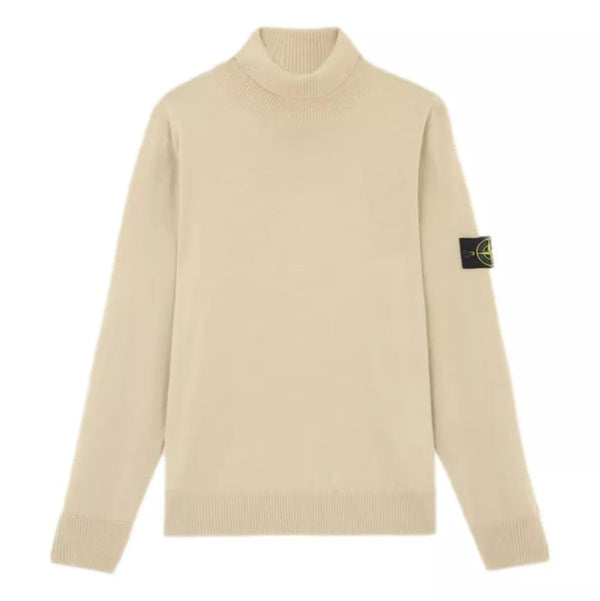 STONE ISLAND M TRUI S / NVT Stone Island Coltrui Met Geribde Details Off White - Match Laren