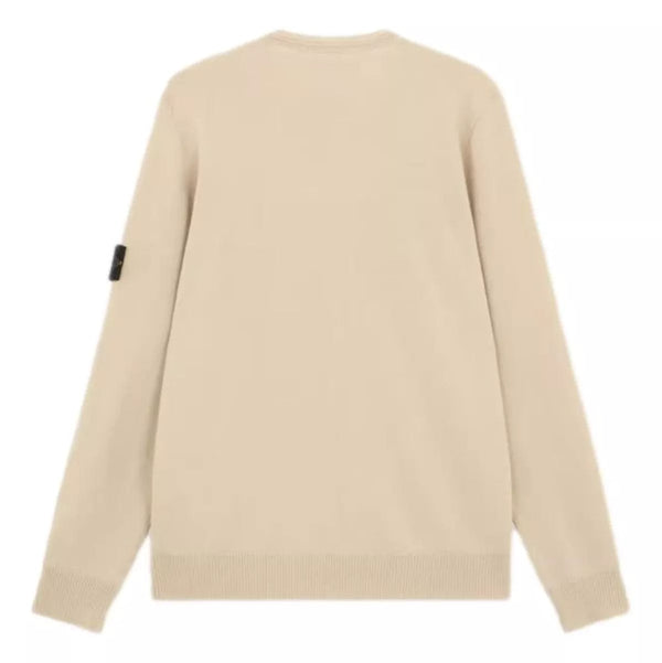 STONE ISLAND M TRUI S / NVT Stone Island Crewneck Sweater Off White - Match Laren