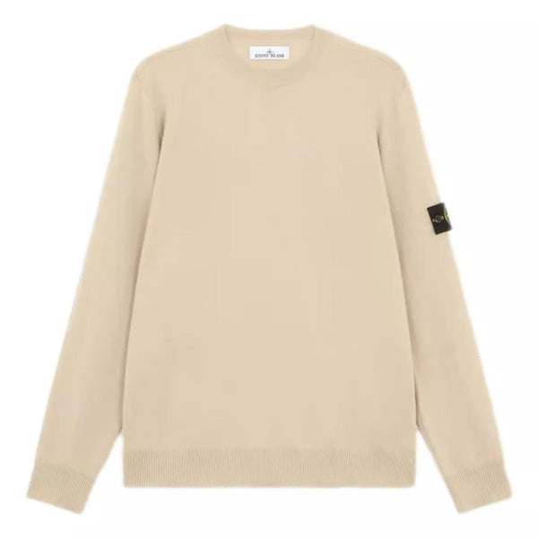 STONE ISLAND M TRUI S / NVT Stone Island Crewneck Sweater Off White - Match Laren