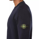 STONE ISLAND M TRUI Stone Island 526A1 Stretch Rws Wol Sweatshirt Marine - Match Laren