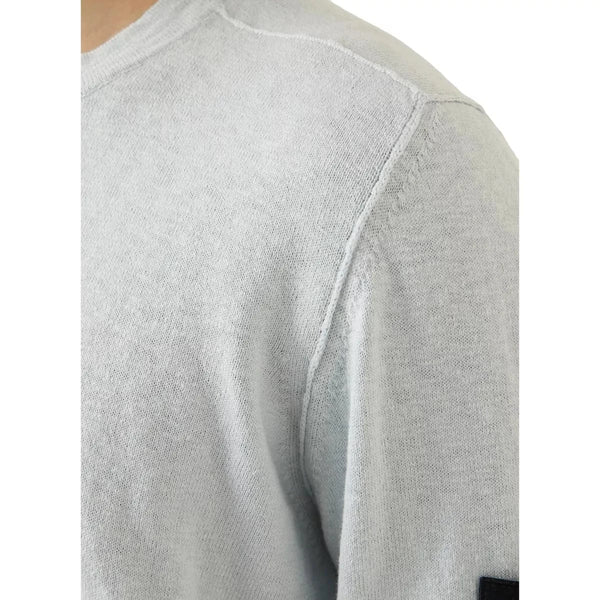 STONE ISLAND M TRUI Stone Island Crewneck Nylon Trui Lichtblauw - Match Laren