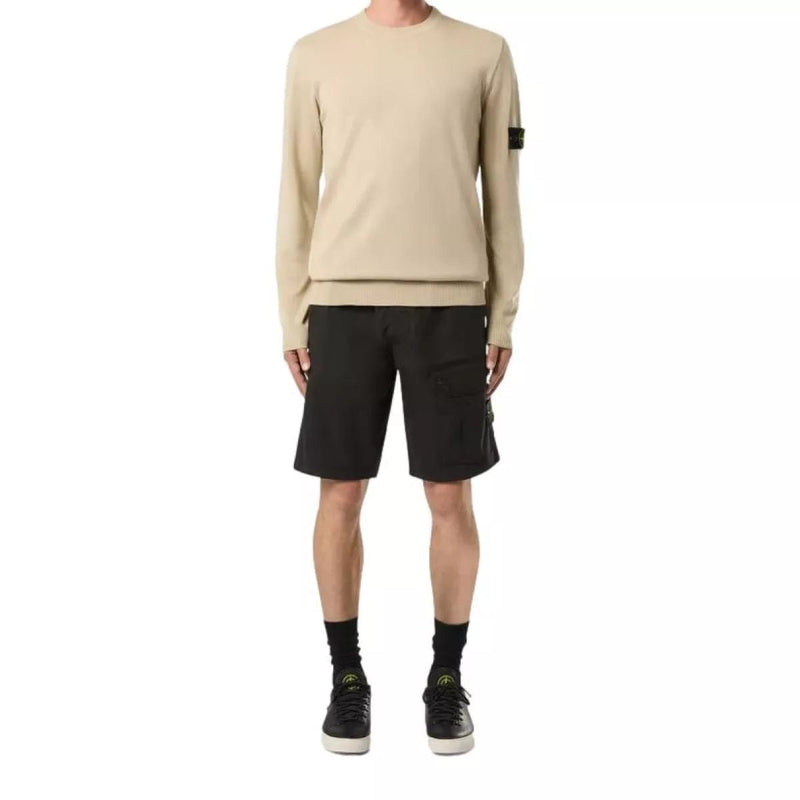 STONE ISLAND M TRUI Stone Island Crewneck Sweater Off White - Match Laren