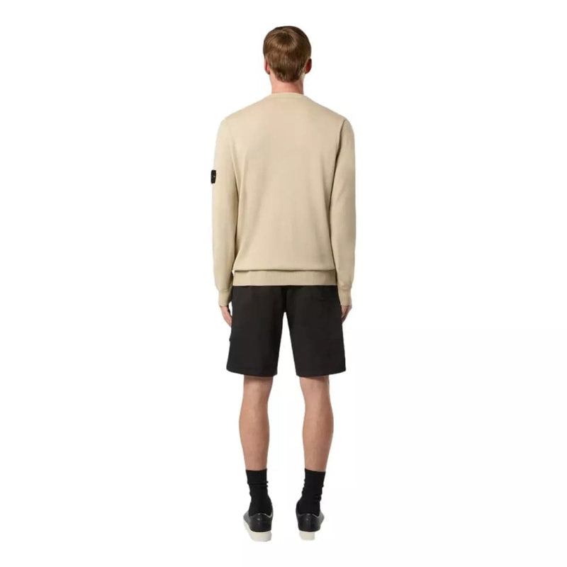 STONE ISLAND M TRUI Stone Island Crewneck Sweater Off White - Match Laren