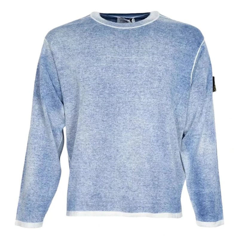 STONE ISLAND M TRUI Stone Island Crewneck Trui Denim Blauw - Match Laren