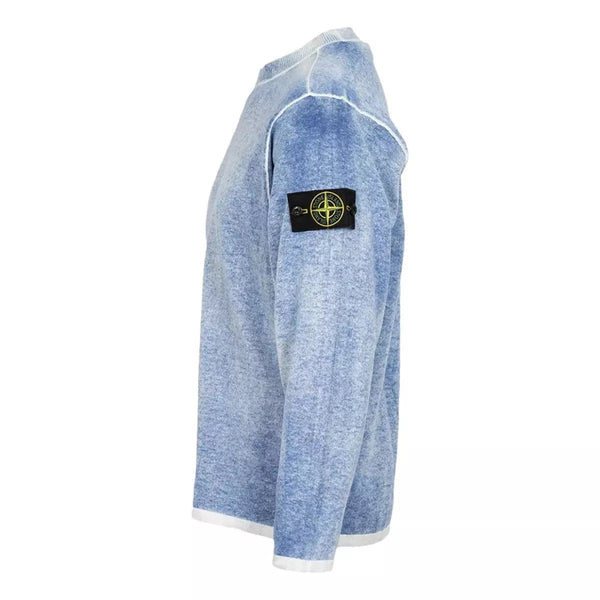 STONE ISLAND M TRUI Stone Island Crewneck Trui Denim Blauw - Match Laren