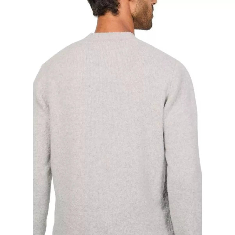 STONE ISLAND M TRUI Stone Island Crewneck Trui Gemêleerd Grijs - Match Laren