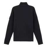 STONE ISLAND M TRUI Stone Island Mock Neck Sweater Met Geribde Details Navy Blue - Match Laren