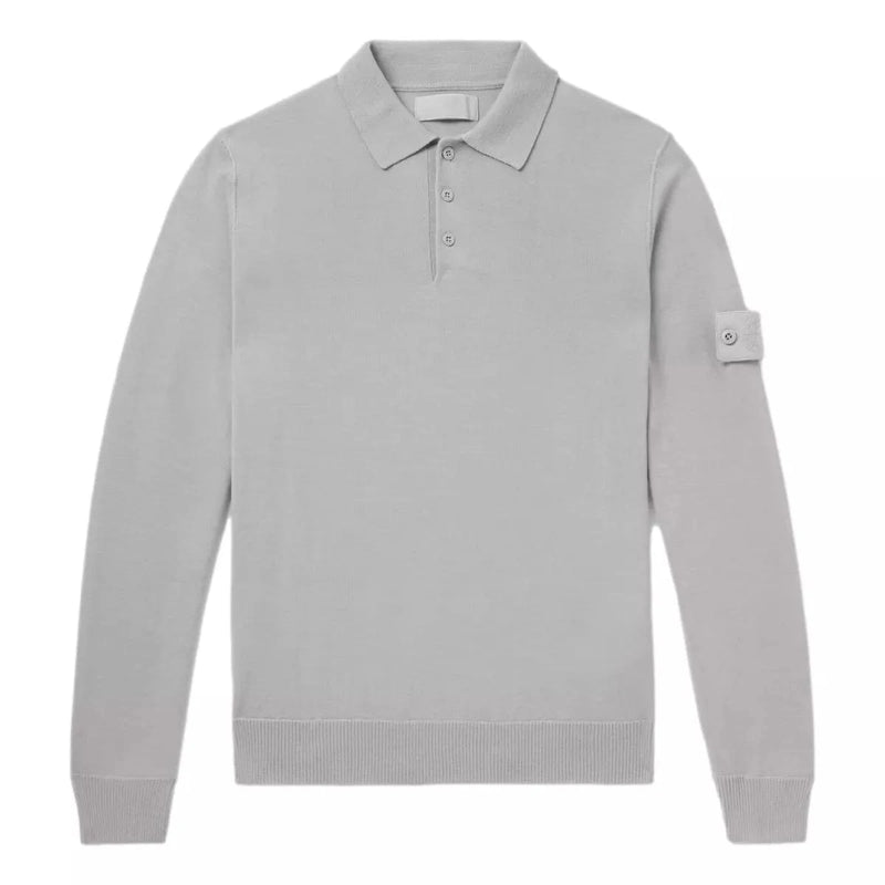 STONE ISLAND M TRUI Stone Island Polo Sweater Grijs