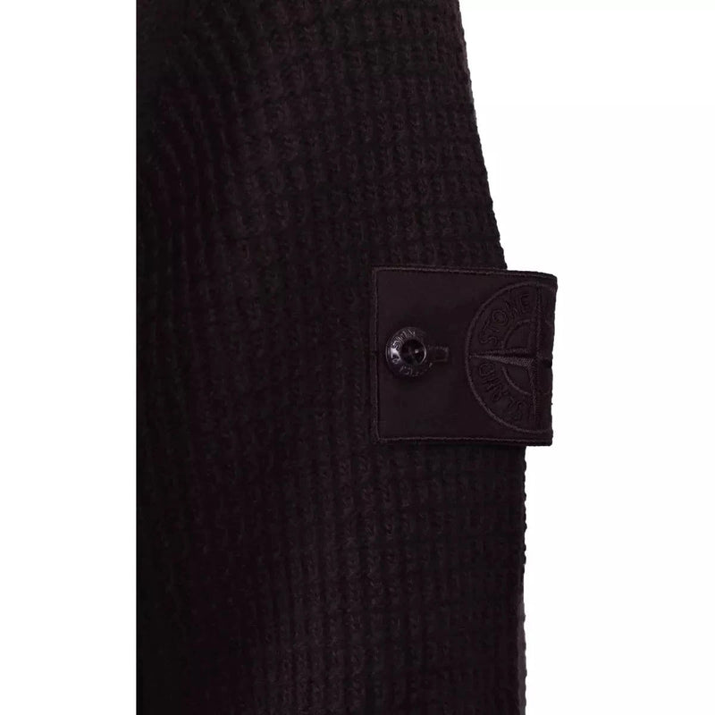 STONE ISLAND M TRUI Stone Island Ribtrui Donkerbruin - Match Laren
