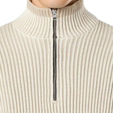 STONE ISLAND M TRUI Stone Island Sweater Met Halflange Rits Off White - Match Laren