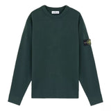 STONE ISLAND M TRUI Stone Island Sweater Met Ronde Hals En Geribde Details Musk Green - Match Laren