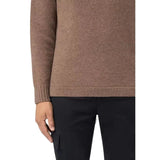STONE ISLAND M TRUI Stone Island Sweater Met Ronde Hals En Geribde Details Walnut Brown - Match Laren