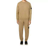 STONE ISLAND M TRUI Stone Island Sweatshirt Met Ronde Hals En Zakken Biscuit - Match Laren