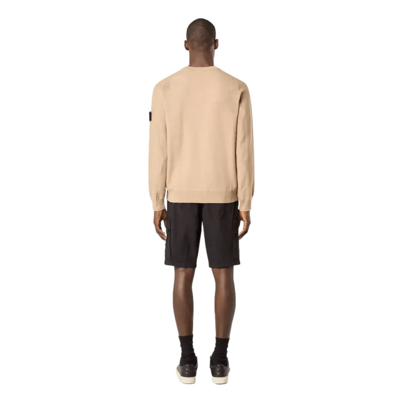STONE ISLAND M TRUI Stone Island Trui Biologisch Katoen Camel - Match Laren