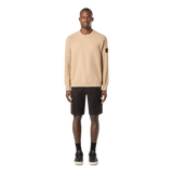 STONE ISLAND M TRUI Stone Island Trui Biologisch Katoen Camel - Match Laren