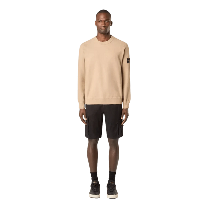 STONE ISLAND M TRUI Stone Island Trui Biologisch Katoen Camel - Match Laren