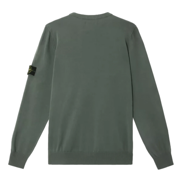 STONE ISLAND M TRUI Stone Island Trui Biologisch Katoen Lichtgroen - Match Laren