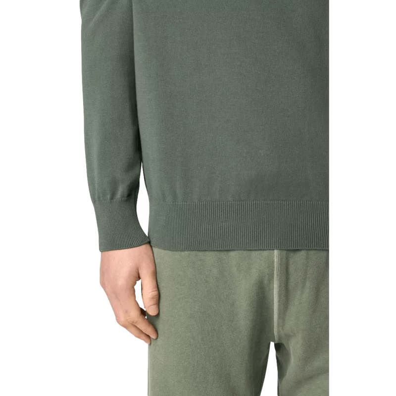 STONE ISLAND M TRUI Stone Island Trui Biologisch Katoen Lichtgroen - Match Laren