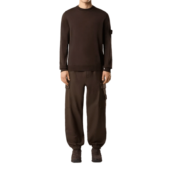 STONE ISLAND M TRUI Stone Island Trui Crewneck Ghost Bruin - Match Laren