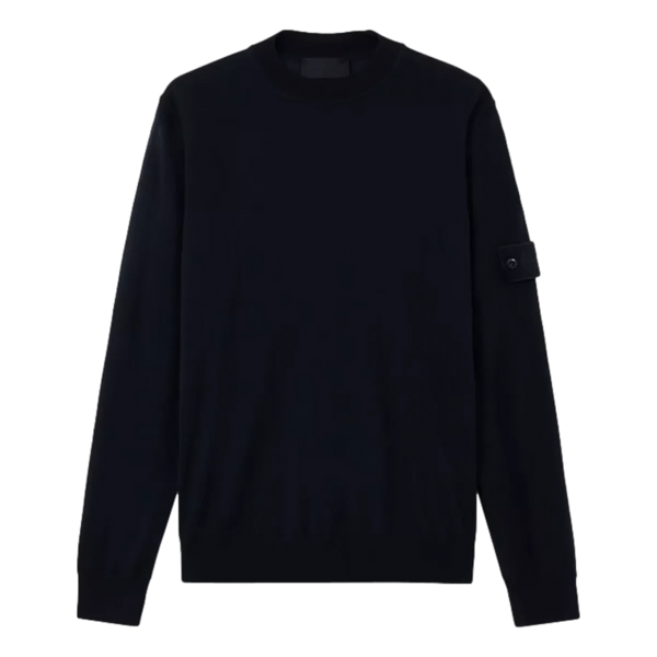 STONE ISLAND M TRUI Stone Island Trui Crewneck Ghost Donkerblauw - Match Laren