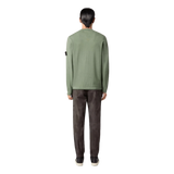 STONE ISLAND M TRUI Stone Island Trui Katoen Lichtgroen - Match Laren