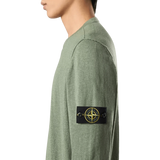STONE ISLAND M TRUI Stone Island Trui Katoen Lichtgroen - Match Laren