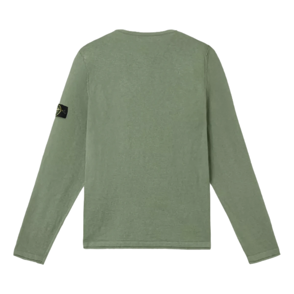 STONE ISLAND M TRUI Stone Island Trui Katoen Lichtgroen - Match Laren