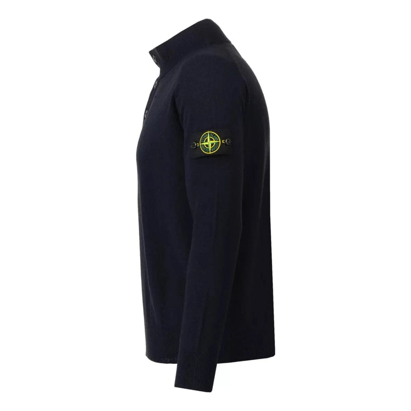 STONE ISLAND M TRUI Stone Island Trui Met Knopen Donkerblauw - Match Laren