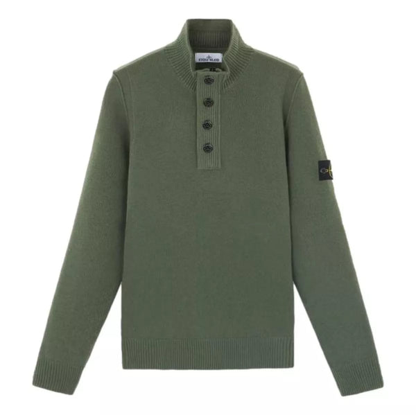 STONE ISLAND M TRUI Stone island trui olijf - Match Laren