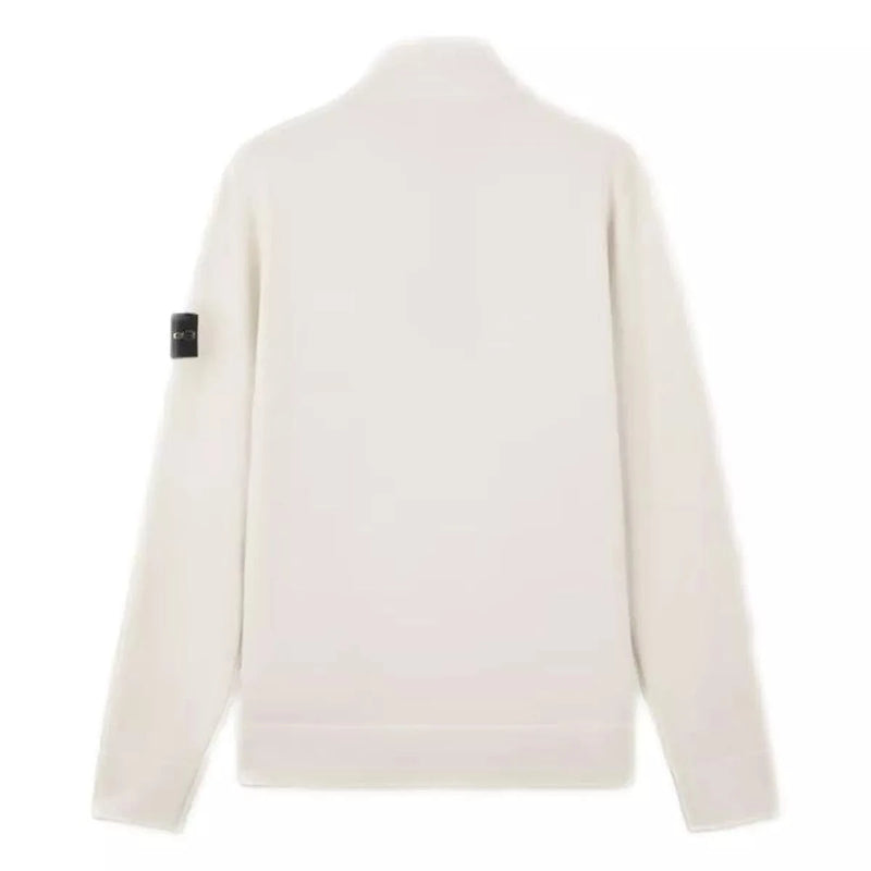 STONE ISLAND M TRUI XL / OFF WHITE Stone island half zip trui off-white - Match Laren