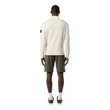 STONE ISLAND M TRUI XL / OFF WHITE Stone island half zip trui off-white - Match Laren
