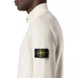 STONE ISLAND M TRUI XL / OFF WHITE Stone island half zip trui off-white - Match Laren