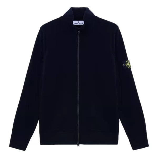 STONE ISLAND M VEST L / MARINE Stone Island Cardigan Sweater Met Tweewegritssluiting Marine - Match Laren