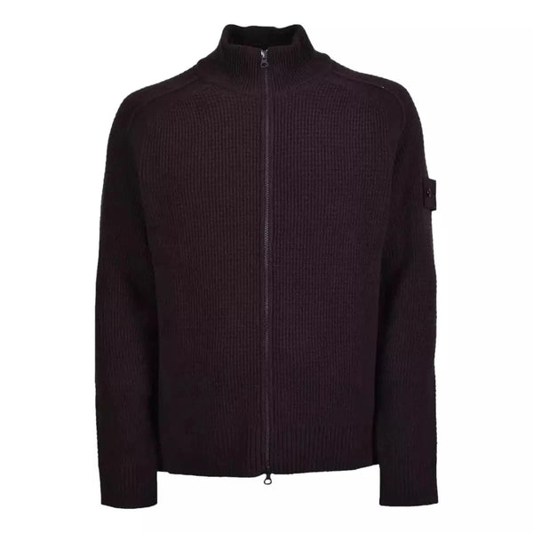 STONE ISLAND M VEST M / DONKERBRUIN Stone Island Trui Donkerbruin Met Rits - Match Laren