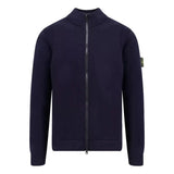 STONE ISLAND M VEST S / DONKER BLAUW Stone Island Vest Met Lange Ritssluiting Donkerblauw - Match Laren